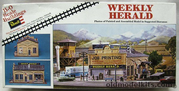 Revell HO Weekly Herald Print Shop, H996 plastic model kit